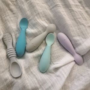 (Add on with purchase of $25) Baby Silicone Spoon Set